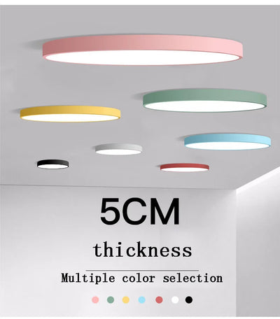 Remote Control Surface Mounted LED Ceiling Lamp – 18W, 24W, 36W Modern Panel Lights