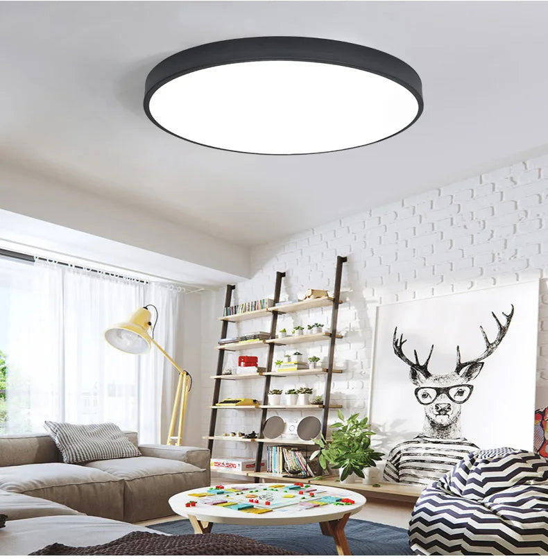 Remote Control Surface Mounted LED Ceiling Lamp – 18W, 24W, 36W Modern Panel Lights