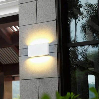 Outdoor Waterproof IP65 LED Porch Lights – Modern Dual-Head Wall Lamp