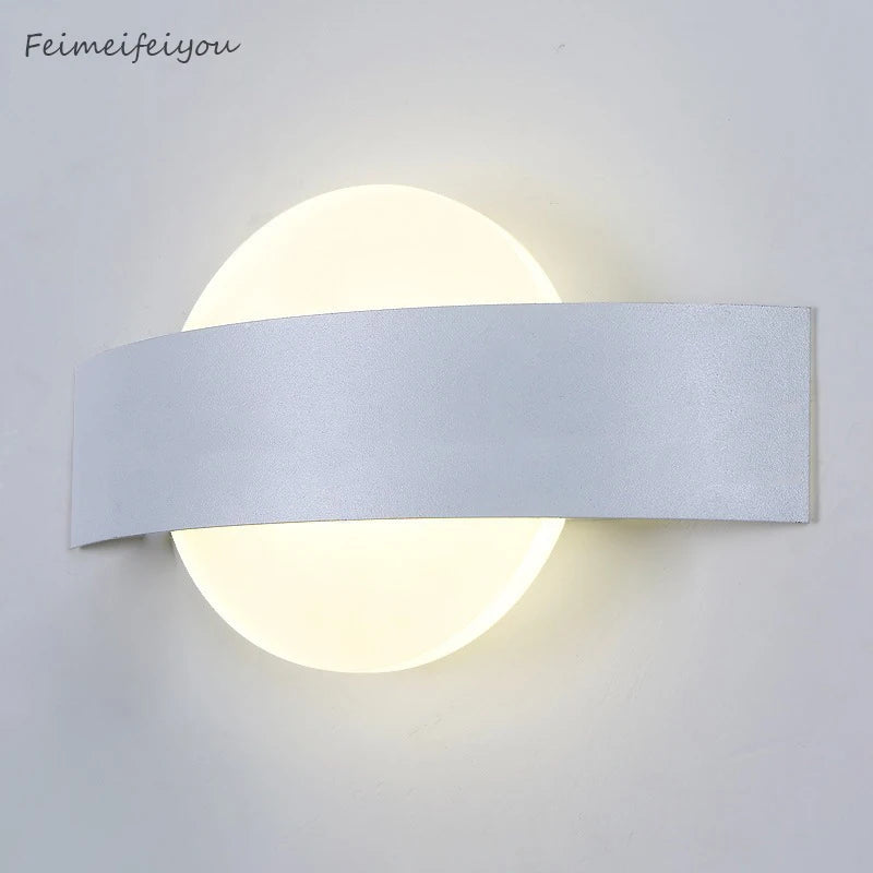 Feimefeiyou LED Wall Lamps – Modern Simple Bedroom Lights, Indoor Dining-room Corridor Lighting, Aluminum Material