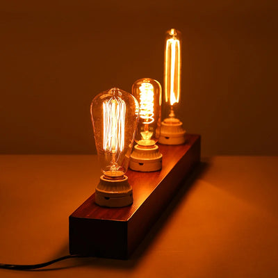 Edison Light Bulb (40W, E27 Base) - Vintage Style Filament Bulb for Retro Lighting ST64/G80/G95