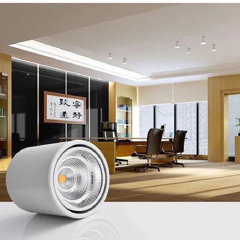 Rotating LED Downlight: High Quality COB Surface Mounted Ceiling Lamp with CREE Chip, Adjustable Spot Light