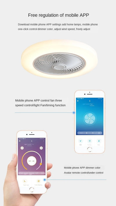 Smart Ceiling Fan with Lights – Modern Comfort for Any Room