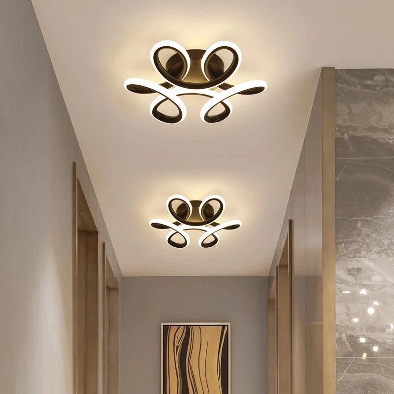 Modern Aisle LED Ceiling Lamp: Minimalist Style for Corridors and Entrances, Outdoor Lighting Fixture
