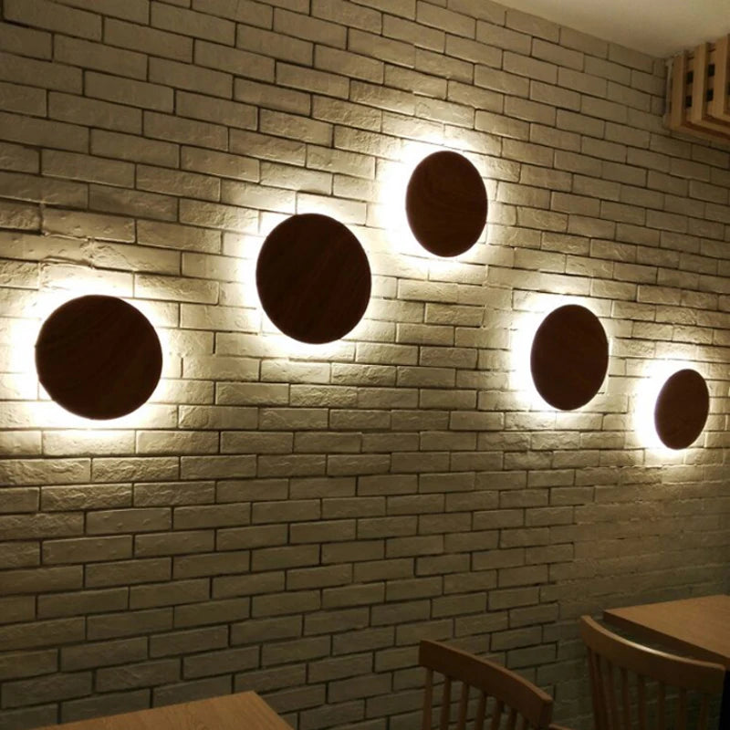 Modern Nordic Wall Light Bedside Moon LED Iron Lamp