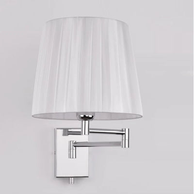 Modern American Fabric Wall Lamp - Stylish Bedside and Decorative Lighting