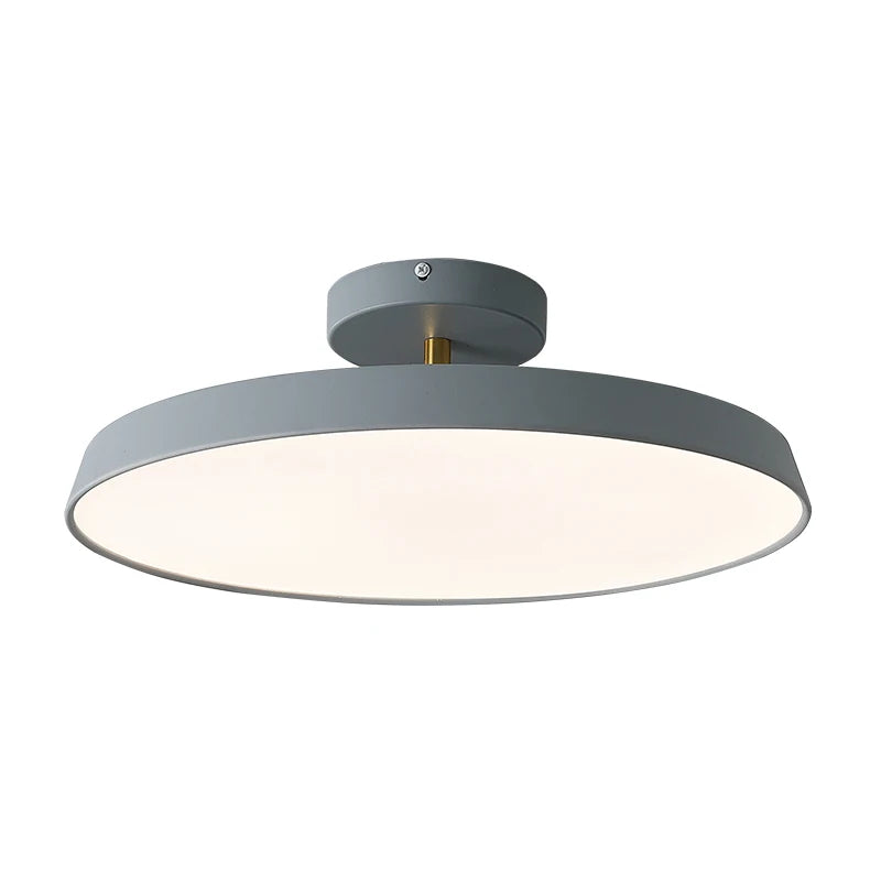 Nordic Minimalist Style Bedroom LED Ceiling Lamp White/Black Dimmable Kitchen Lamp Chandelier Bedroom Bedside Modern Ceiling