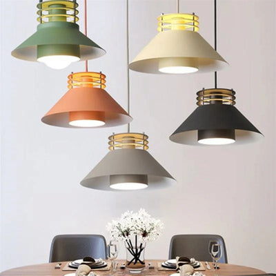 Nordic Macaron Pendant Lights - Colorful Illumination for Various Spaces