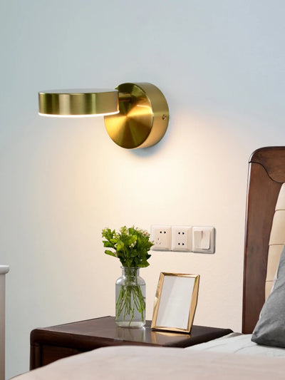 Modern Minimalist LED Wall Lamp with Touch Dimming - Stylish Sconce Fixture for Home Lighting