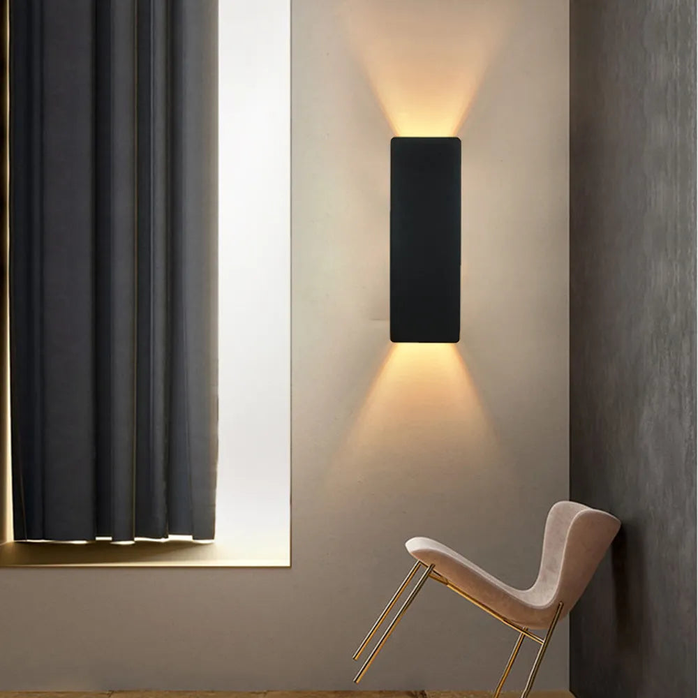 Modern 6W LED Indoor Wall Lamp - Aluminum Wall Light for Bedroom, Living Room, Aisle, Corridor