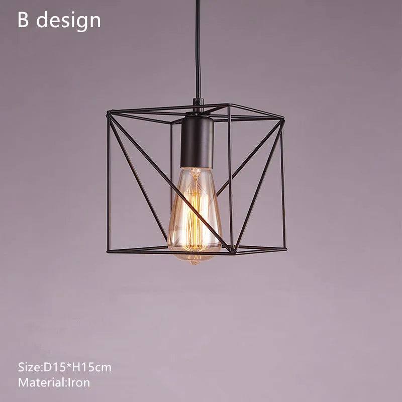 Industrial Chic Pendant Lamp - Modern Edge for Any Space