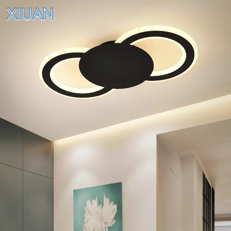 24W Modern LED Ceiling Lamp with Motion Sensor for Staircase, Bedside, and Wall Mount Ceiling Light