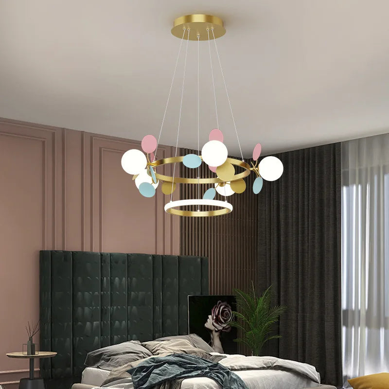 New Golden Bedroom Chandelier