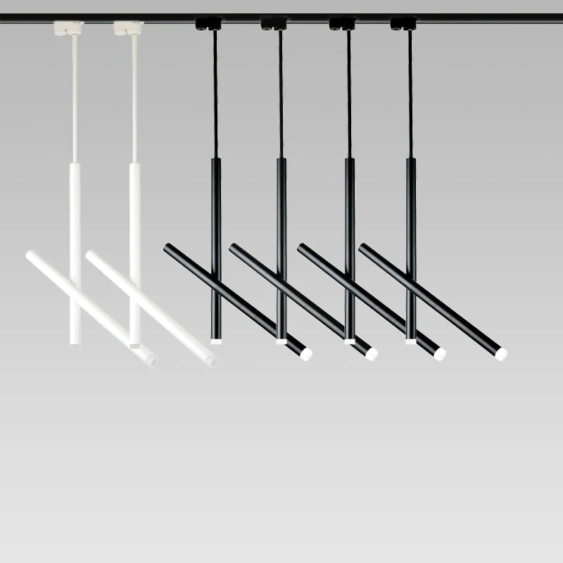 Modern Minimalist LED COB Pendant Lights: Ideal for Bar, Cafe, Restaurant Decor. Aluminum Hanging Lamp