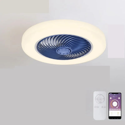 Smart Ceiling Fan with LED Lights: Remote Control Bedroom Decor Ventilator Lamp