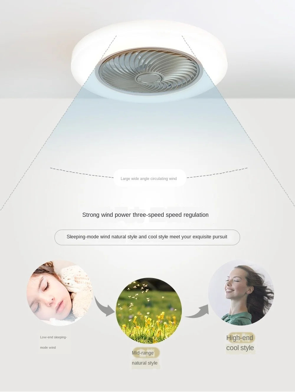 Smart Ceiling Fan with Lights – Modern Comfort for Any Room