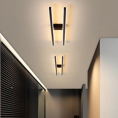 Nordic Long LED Ceiling Light – Modern Fixture for Aisles and Corridors