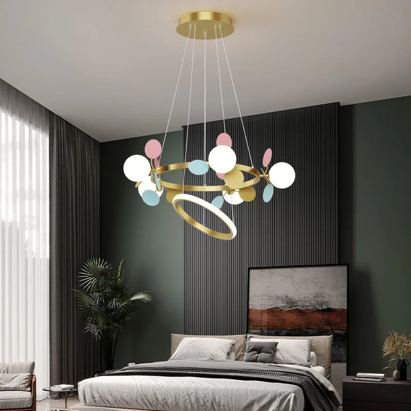 New Golden Bedroom Chandelier