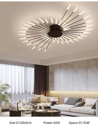 QIYIMEI Modern LED Ceiling Light for Bedroom, Hall, and Living Room