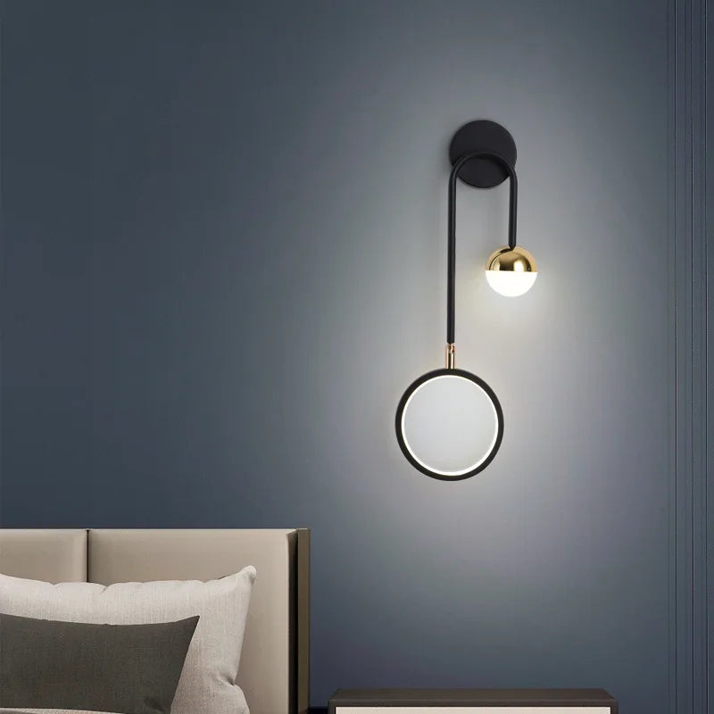 LED Wall Lamp - Modern Interior Wall Light Fixture for Living Room and Bedroom Decoration