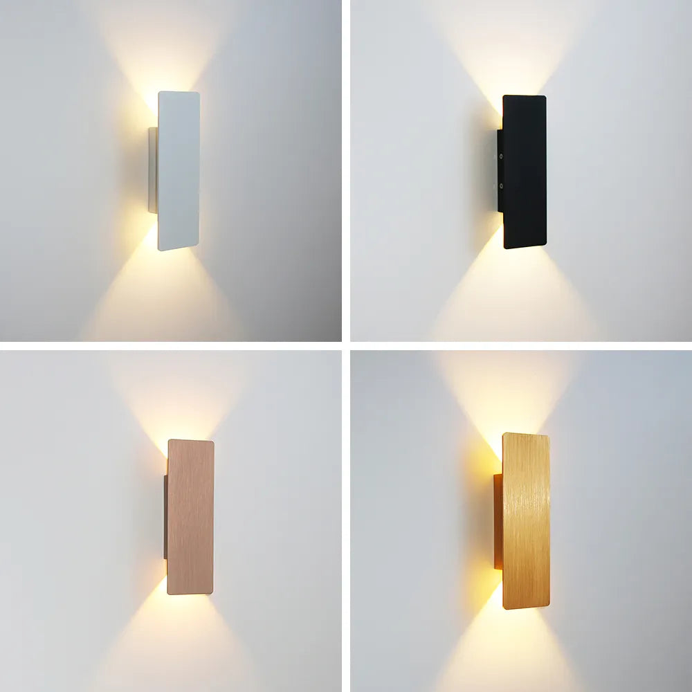 Modern 6W LED Indoor Wall Lamp - Aluminum Wall Light for Bedroom, Living Room, Aisle, Corridor