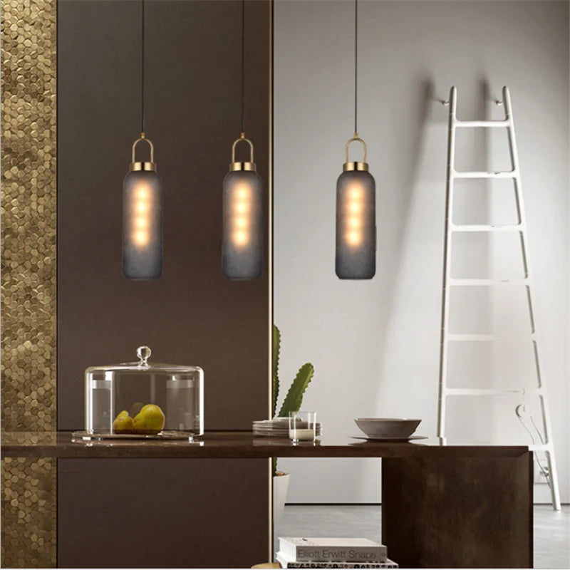 Modern Nordic Glass Ball Pendant Lights for Dining Room and Kitchen Lighting