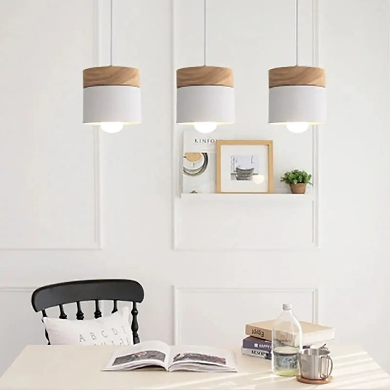 Nordic Simplicity LED E27 Pendant Light – Modern Macaron Hanging Lamp for Home Decor