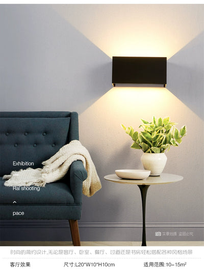 Modern LED Wall Sconce Lamp for Living Room, Bedroom, Dining, Study, Entryway