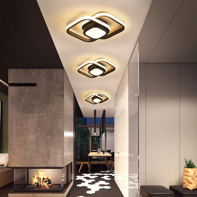 Energy-Saving LED Flush Mount Ceiling Fixture: Perfect for Bedroom and Bathroom