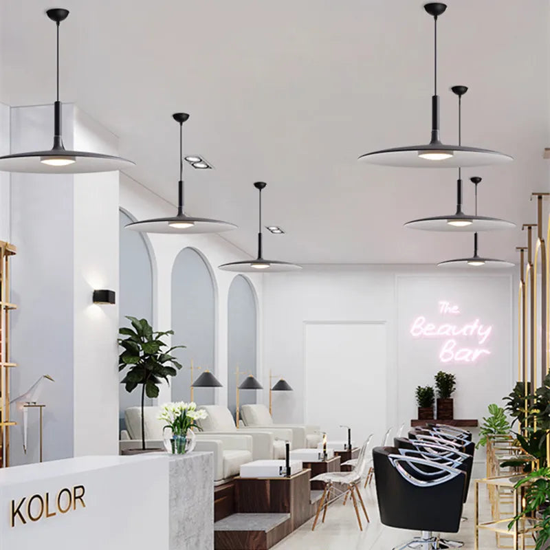 LED Nordic UFO Pendant Lights - Modern Creative Industrial Style Chandelier for Dining Room