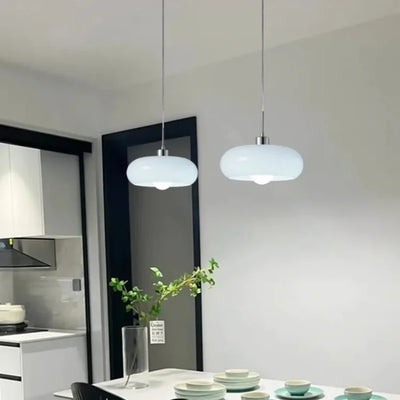 Modern Glass Pendant Lights – Elegant Hanging Lamp for Bedrooms, Cafes, and Restaurants