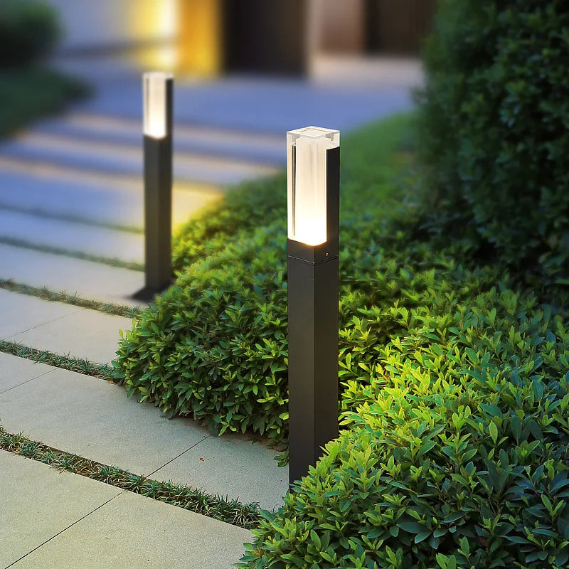 Advanced Outdoor Waterproof IP65 LED Aluminum Lawn Lamp - Garden Path Pillar Light for Landscape and Villa Decor