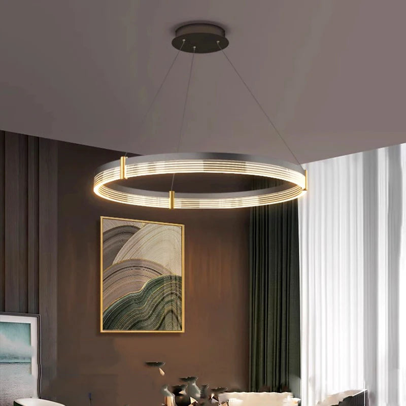 Modern Pendant Lights for Indoor Lighting, Ceiling Lamp and LED Chandeliers Perfect for Living Room Illumination