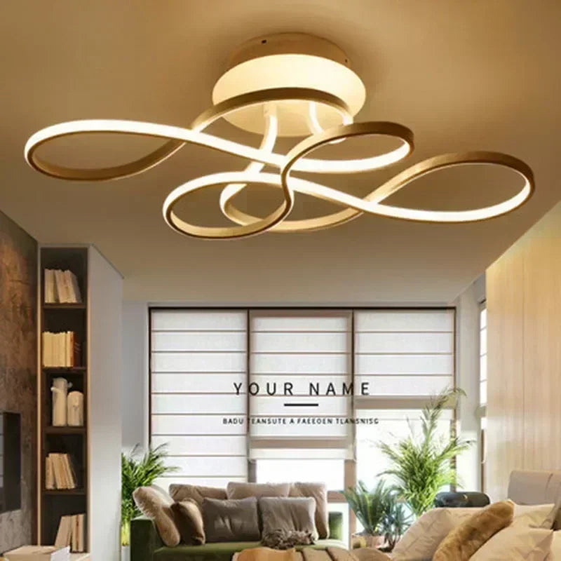 Contemporary LED Chandelier Ceiling Lamp for Home Interior Decor