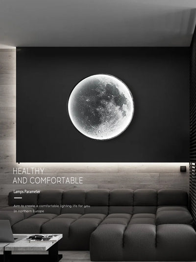 Moon Wall Lamp – Modern Artful Illumination for Your Space