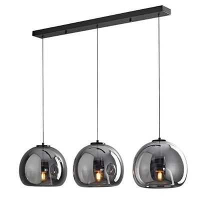 Modern Pendant Lamp Chandeliers - Customizable Length, Remote Control for Dining Room, Bedroom