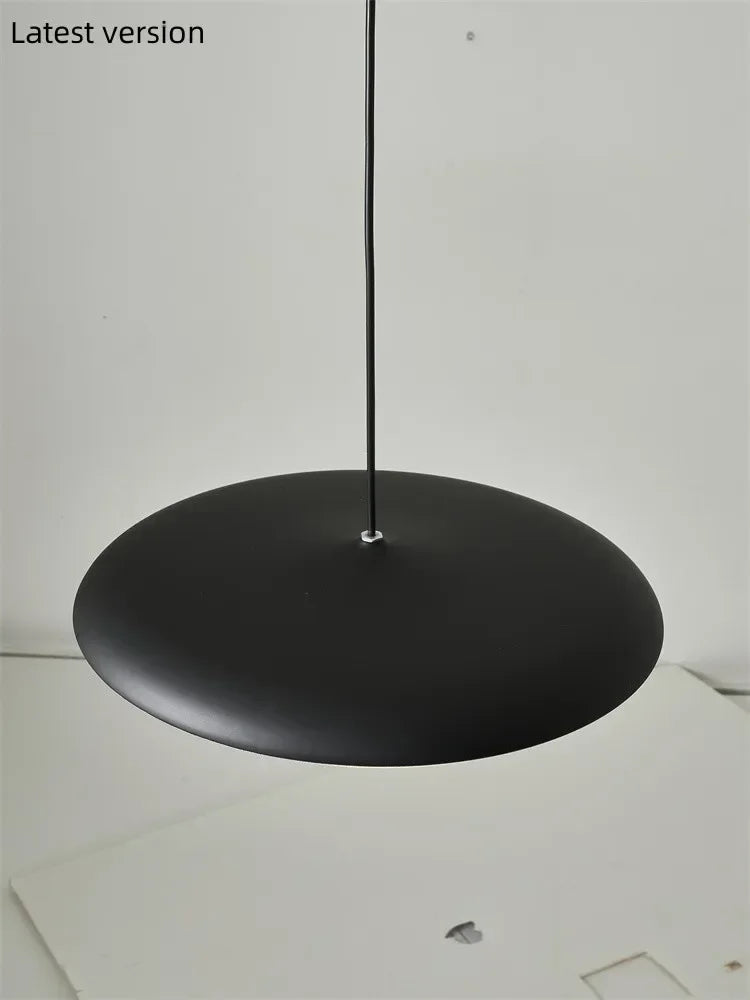 UFO Metal LED Pendant Light: Modern Art Design Suspension Round Lamp Ideal for Nordic Kitchen, Dining, Living Room Decor