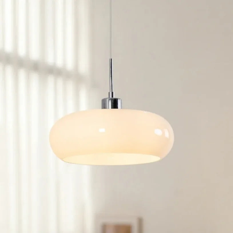 Modern Glass Pendant Lights – Elegant Hanging Lamp for Bedrooms, Cafes, and Restaurants