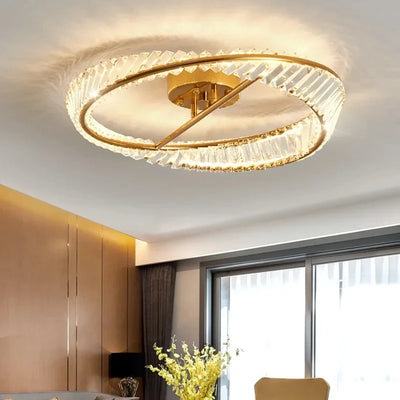 Luxury Ceiling Lamps Modern Bedroom Crystal LED Chandelier Living Room Ceiling Lights Luster Indoor Lighting Fixtures