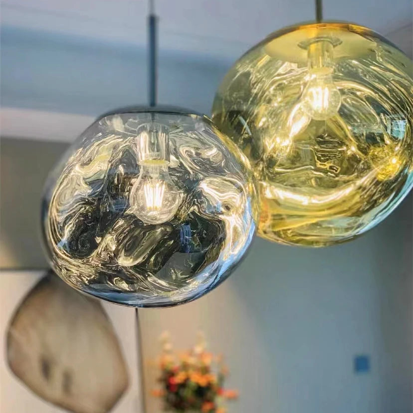 Modern LED Pendant Lights: Lava PVC Nordic Hanging Lamp for Indoor Decorative Chandelier