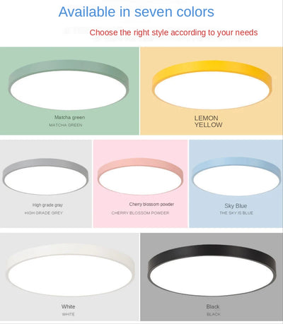 Modern LED Ceiling Lamp – 18W/24W/36W/54W Round Lighting Fixture for Living Room, Bedroom, and Kitchen