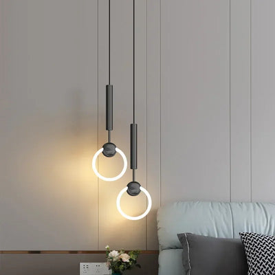 Nordic Luxury LED Chandelier for Dining Room, Kitchen, Bedroom, Restaurant, Bar - Black and Gold Pendant Lights