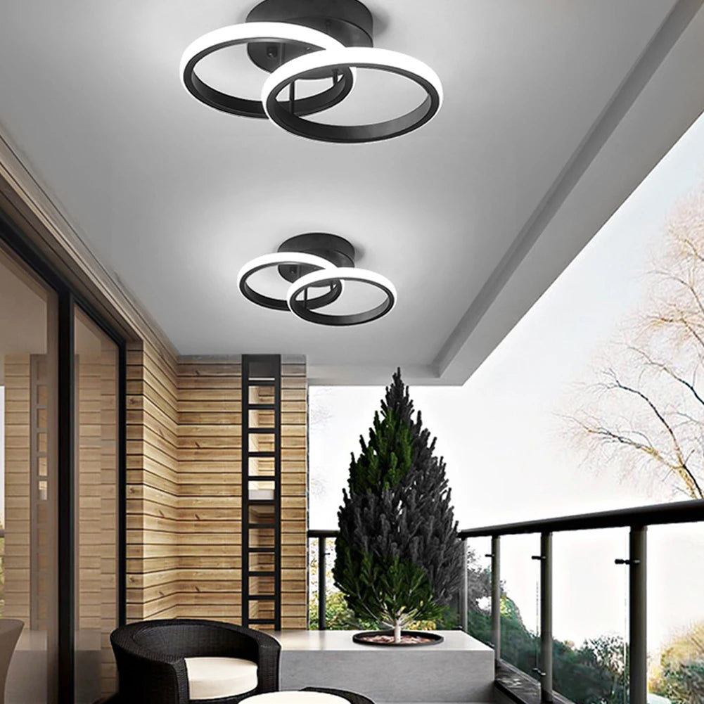 LED Ceiling Lamp - Nordic Modern Ceiling Chandelier Lights for Room, Aisle, Balcony Decoration