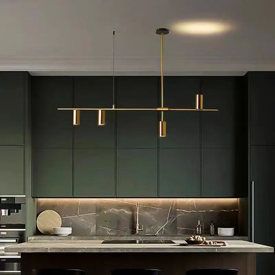 Modern LED Chandelier: Sleek & Functional for Kitchen, Living & More