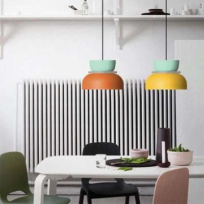 Nordic LED Pendant Light Macaron Minimalist Hanging Lamps All Space Needs