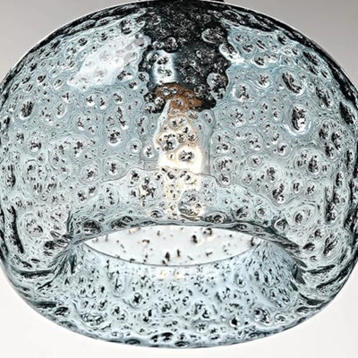 Nordic Art Glass Pendant Light Vintage Vapor Bubble Glaze Chandelier for Bar Bedroom Porch Attic