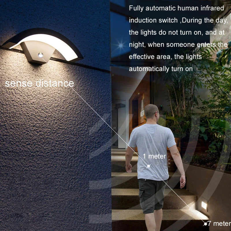 Motion-Sensing Outdoor Wall Lamp: Illuminate Your Outdoor Spaces with Style and Security