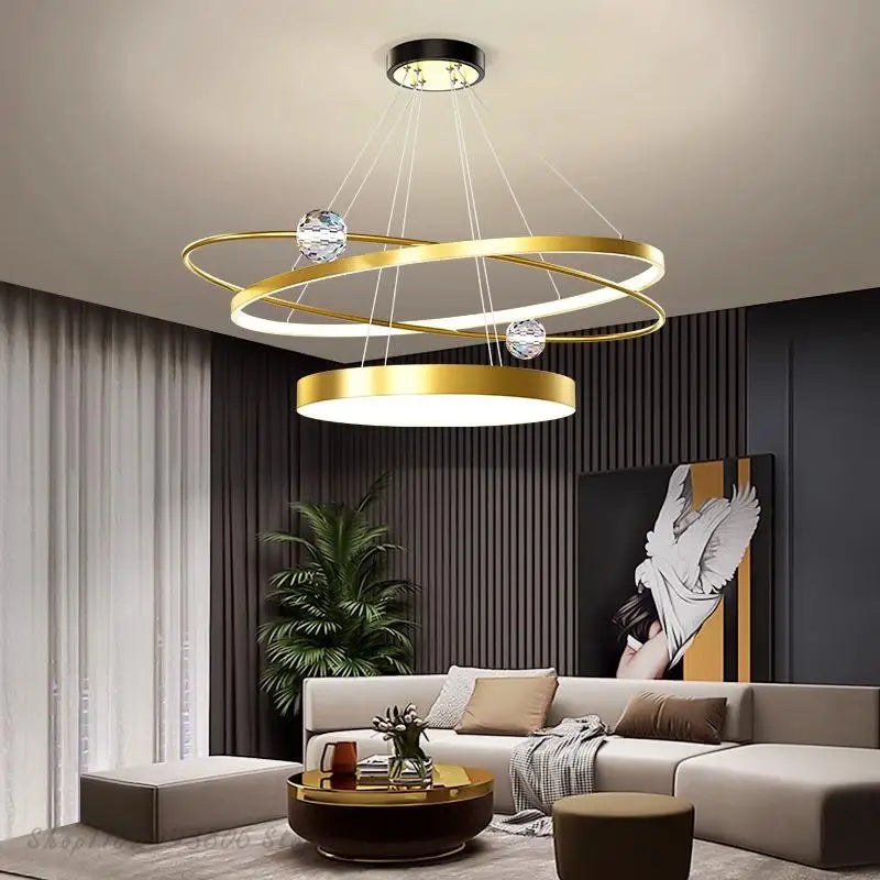 Modern LED Pendant Light Lamps for Living and Dining Rooms, Indoor Lighting Chandeliers for Stylish Home Decor