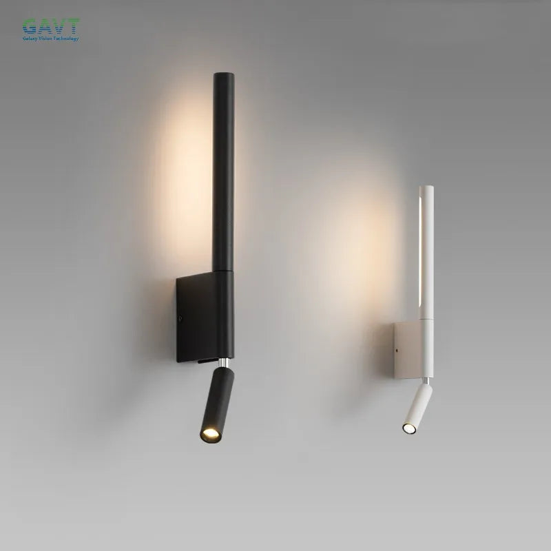 LED Wall Lamp - Modern Style Interior Wall Light Fixture for Indoor Room Decor and Bedside Table Lighting