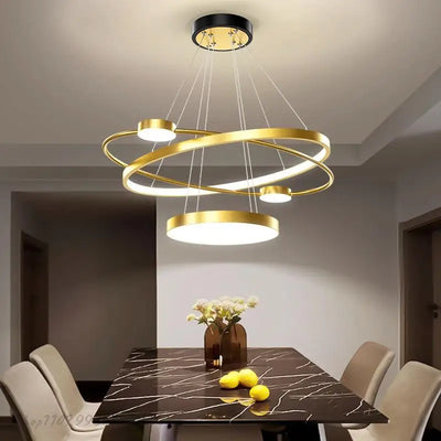 Modern LED Pendant Light Lamps for Living and Dining Rooms, Indoor Lighting Chandeliers for Stylish Home Decor